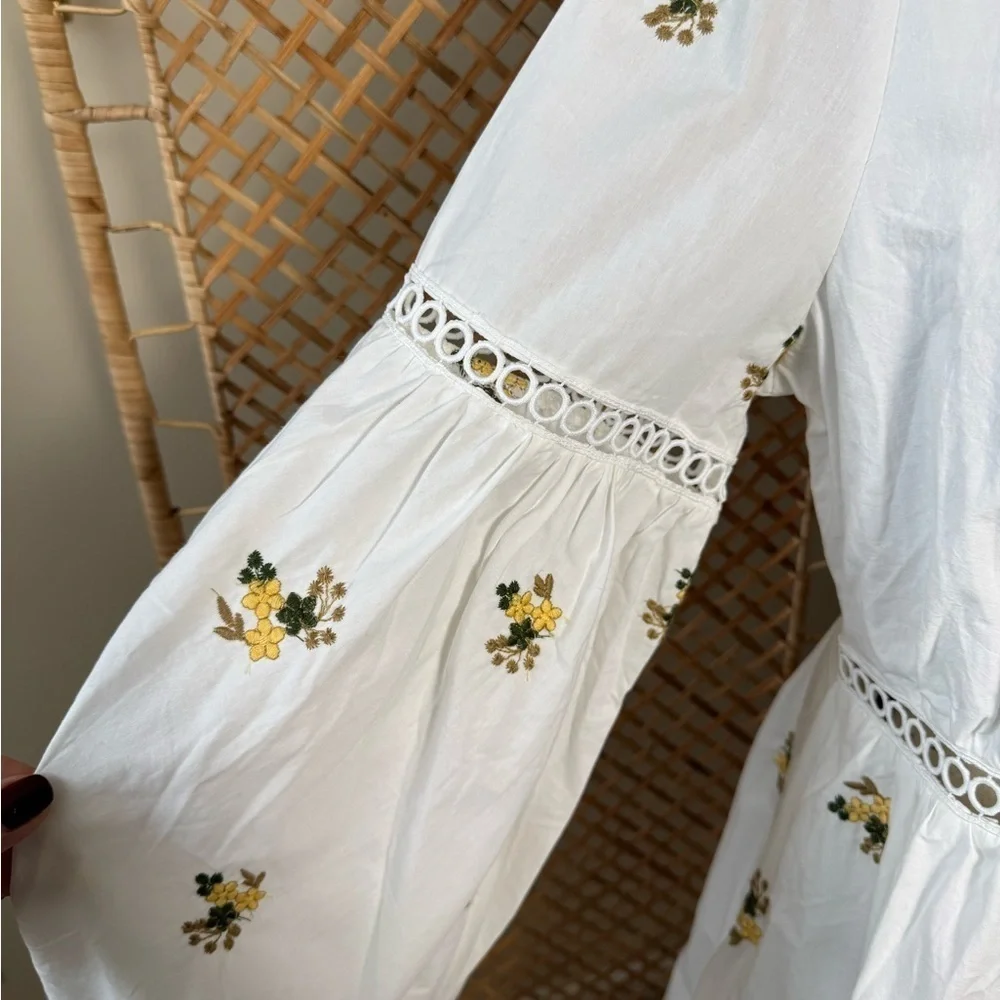 Baby Doll Embroidered Dress